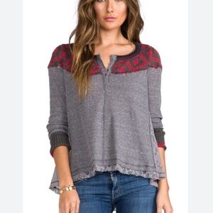 🔥10 for $100🔥 We The Free cabin in the woods long sleeve thermal top charcoal